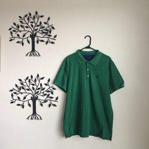 Banana Republic Polo Button Shirt green